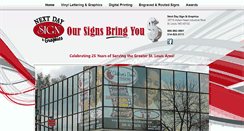 Desktop Screenshot of nextdaysignmo.com