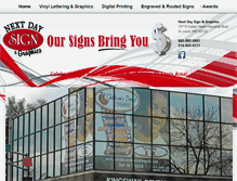 Tablet Screenshot of nextdaysignmo.com